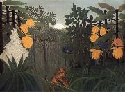 Henri Rousseau Repast of the Lion china oil painting reproduction